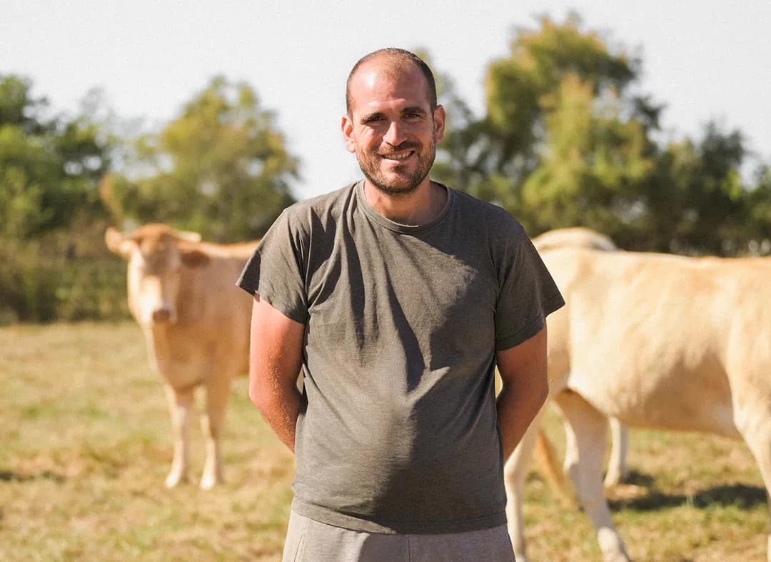 35,9 ha en élevage de blondes d'Aquitaine - prairies biologiques